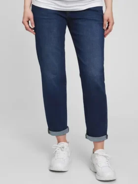 Slim-fit-Jeans med hel panel for gravide
