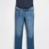 Slim-fit-Jeans med hel panel for gravide