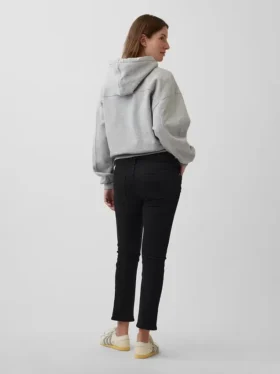 Slim-fit-Jeans med hel panel for gravide