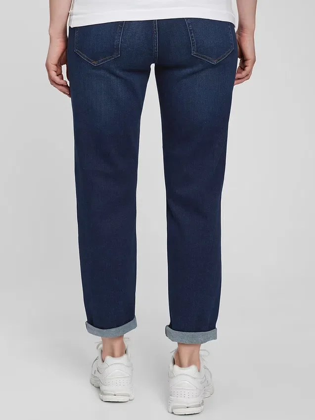 Slim-fit-Jeans med hel panel for gravide