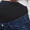 Slim-fit-Jeans med hel panel for gravide