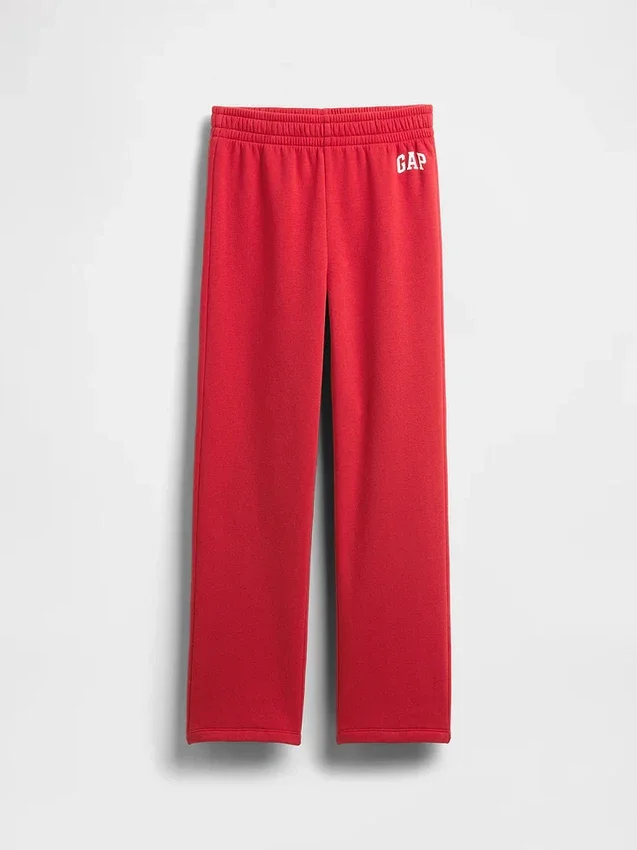 Slim-fit joggebukse med logo for barn