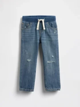 Slim-jeans med elastisk linning for Baby og Småbarn