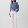 Slim straight-Jeans med lav midje i 90-tallsstil