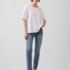 Slim straight-Jeans med lav midje i 90-tallsstil