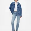 Slim straight-Jeans med lav midje i 90-tallsstil