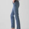 Slim straight-Jeans med lav midje i 90-tallsstil