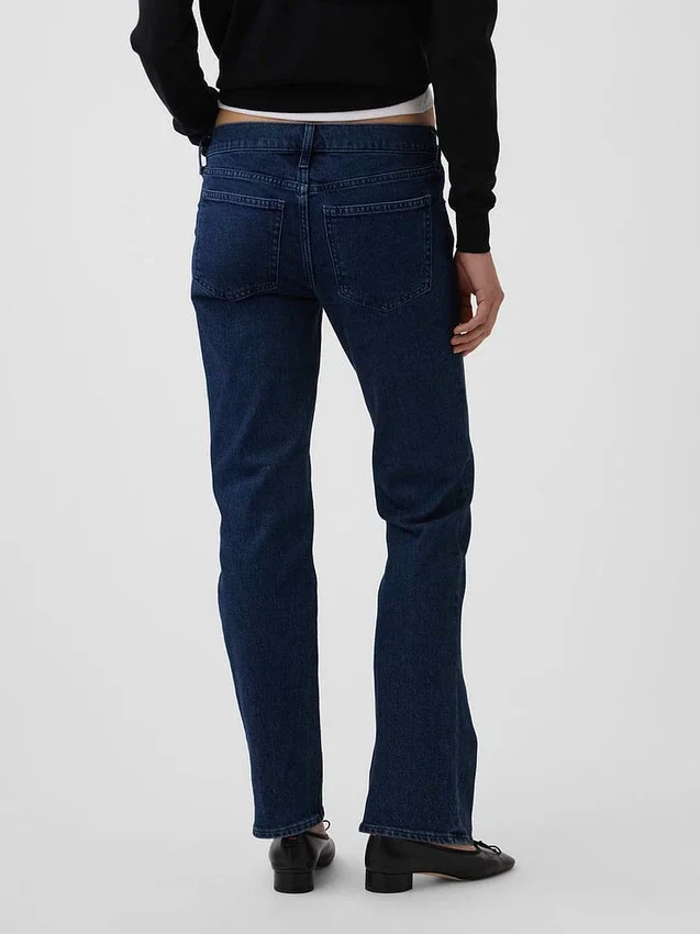 Slim straight-Jeans med lav midje i 90-tallsstil