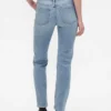 Slim straight-Jeans med lav midje i 90-tallsstil