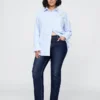Slim straight-Jeans med lav midje i 90-tallsstil