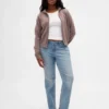 Slim straight-Jeans med lav midje i 90-tallsstil