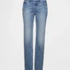 Slim straight-Jeans med lav midje i 90-tallsstil