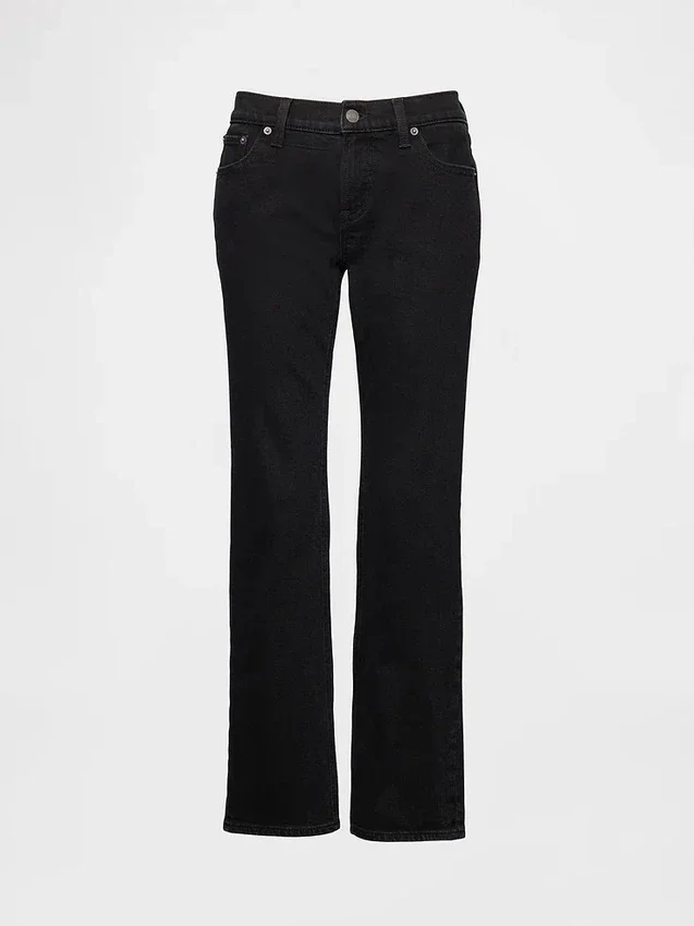 Slim straight-Jeans med lav midje i 90-tallsstil