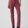 Slim straight-Jeans med lav midje og snøring i 90-tallsstil