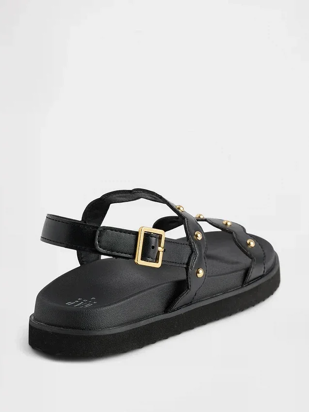 Slingback-sandaler med nitter for barn