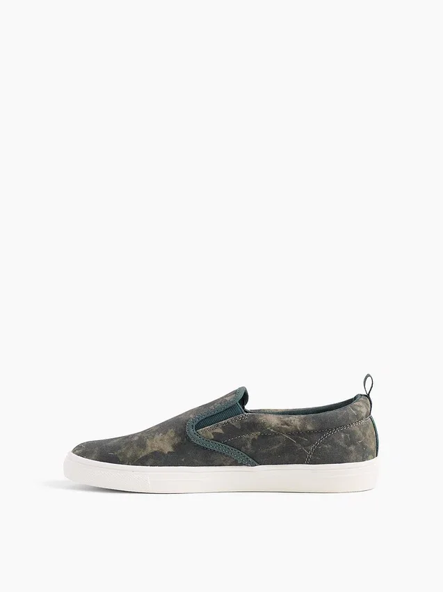 Slip-on-joggesko i kamuflasje for barn