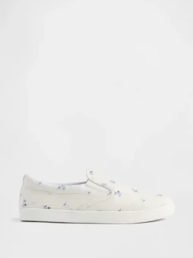 Slip-on-joggesko med blomstermønster for barn
