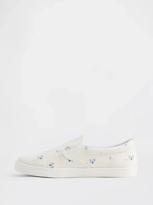 Slip-on-joggesko med blomstermønster for barn