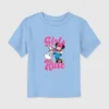 Småbarns-T-skjorte med grafisk trykk: «Mickey and Friends – Jenter Rule»