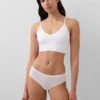 Sømløs bralette med dyp utringning
