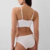 Sømløs bralette med dyp utringning