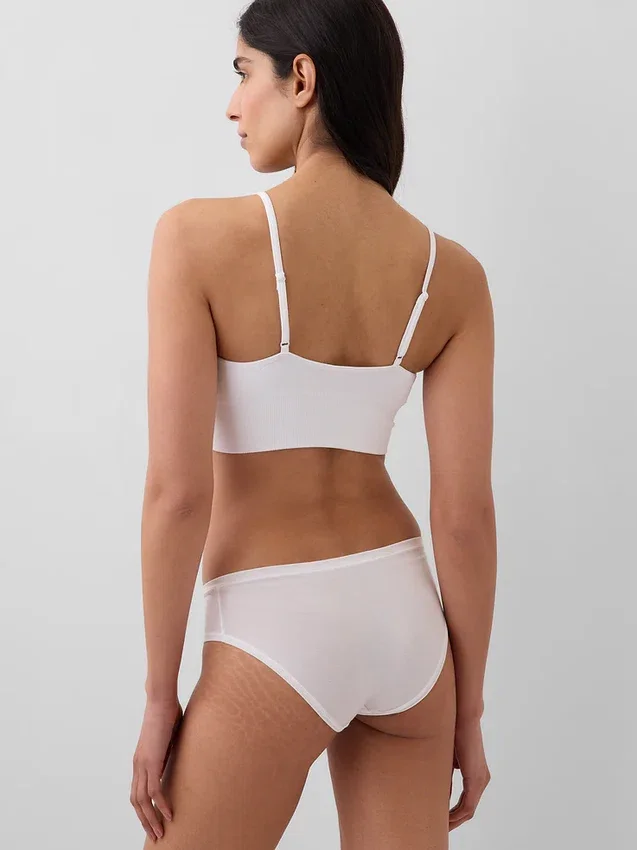 Sømløs bralette med dyp utringning
