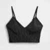 Sømløs bralette med dyp utringning