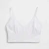 Sømløs bralette med dyp utringning