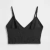 Sømløs bralette med dyp utringning