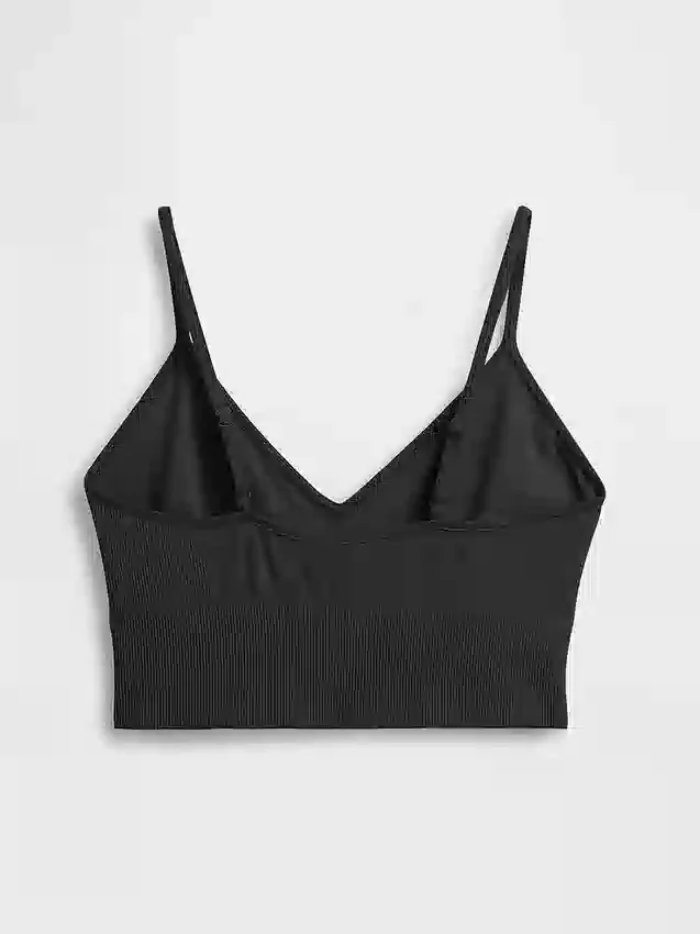 Sømløs bralette med dyp utringning