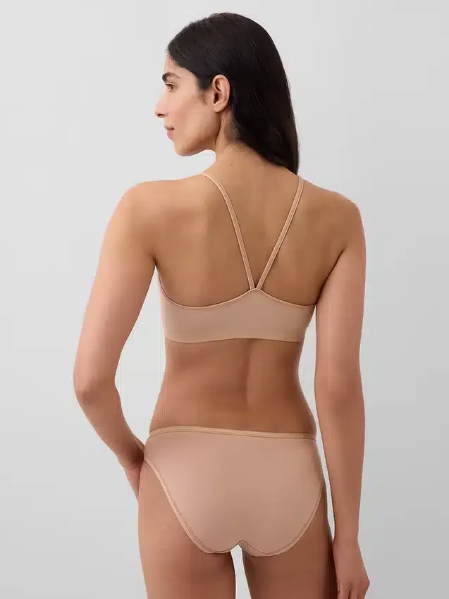 Sømløs bralette med racerrygg