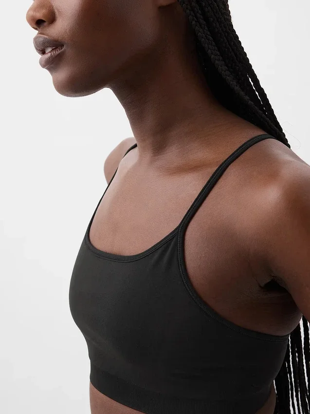 Sømløs bralette med racerrygg