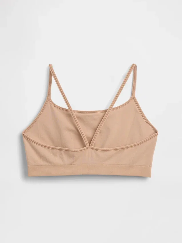Sømløs bralette med racerrygg