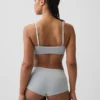 Sømløs, ribbet trekant-bralette