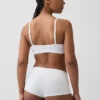 Sømløs, ribbet trekant-bralette