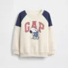 Snoopy-logo-raglan-genser for Baby og Småbarn