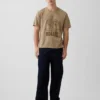 Snoopy Mojave T-skjorte med grafisk trykk i avslappet passform