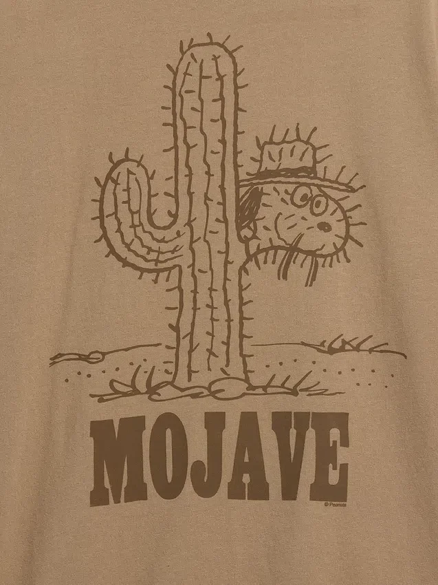 Snoopy Mojave T-skjorte med grafisk trykk i avslappet passform