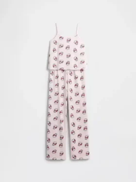 Snoopy-pyjamasett med gjenvunnet tank-top for barn