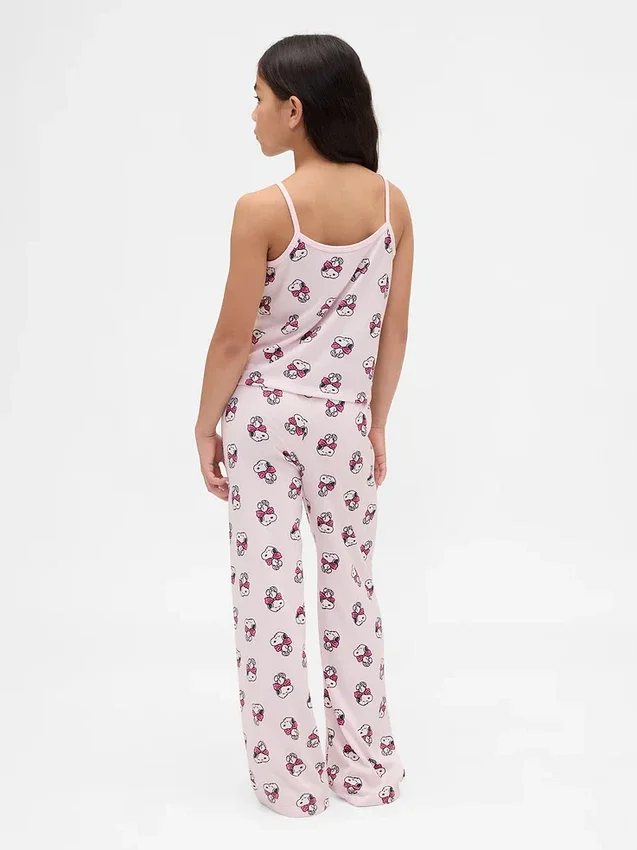 Snoopy-pyjamasett med gjenvunnet tank-top for barn
