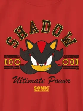 Sonic the Hedgehog-T-skjorte med skyggeeffekt for barn