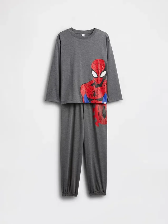 Spider-Man-pyjamasett i resirkulert stoff for barn