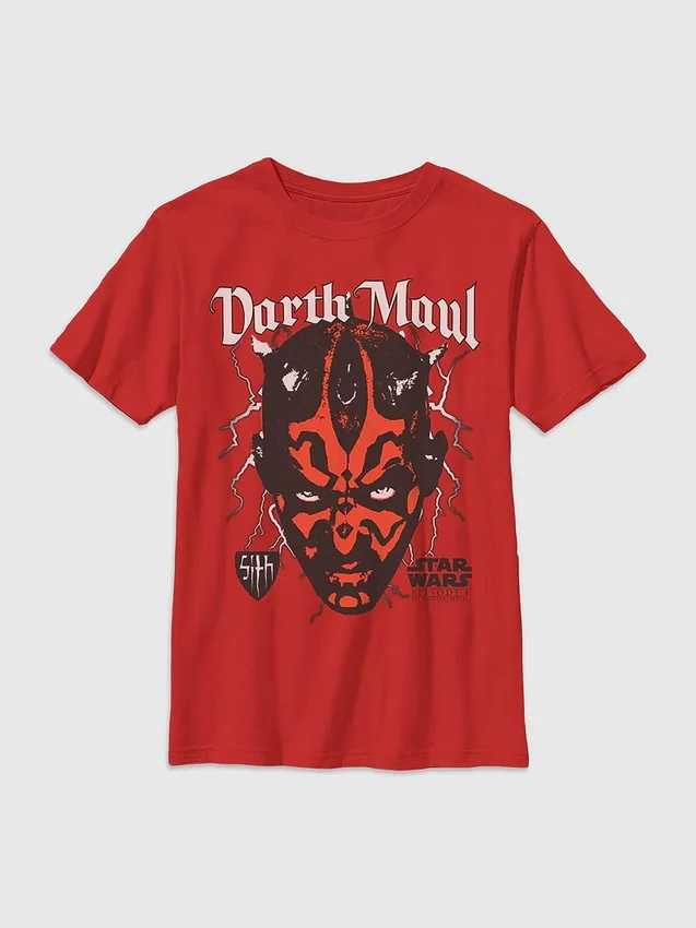 Star Wars Darth Maul-T-skjorte med grafikk for barn