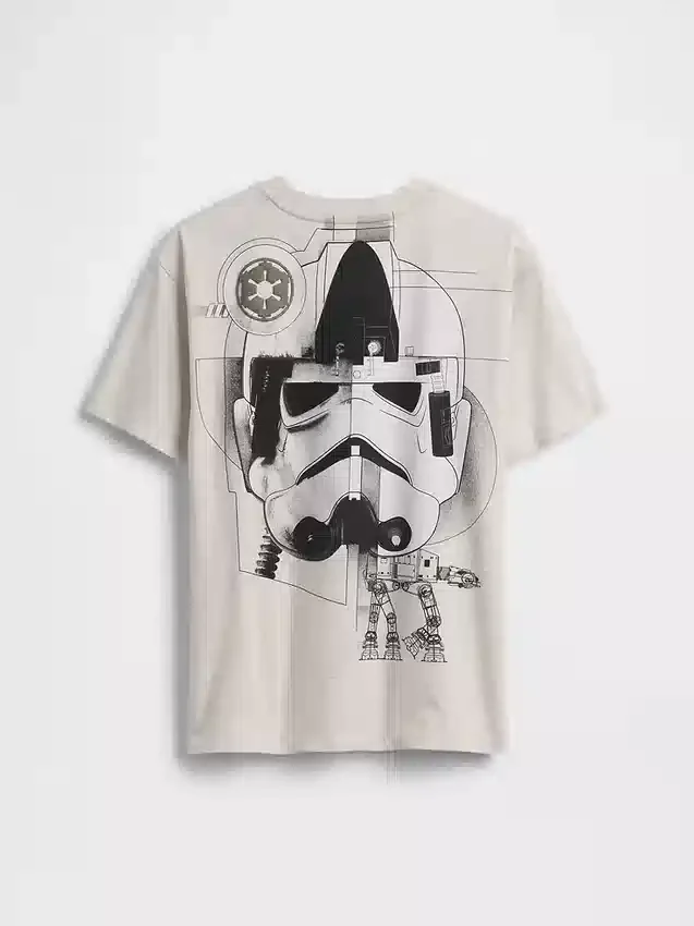 Star Wars-t-skjorte med grafisk trykk i avslappet passform for barn