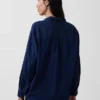Stor denimskjorte