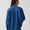 Stor denimskjorte