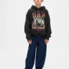 Stranger Things barne-hoodie i Vintagesoft med grafisk trykk