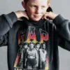 Stranger Things barne-hoodie i Vintagesoft med grafisk trykk