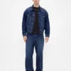 Stranger Things ekstra baggy Jeans for voksne med flanellfôr