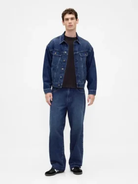 Stranger Things ekstra baggy Jeans for voksne med flanellfôr